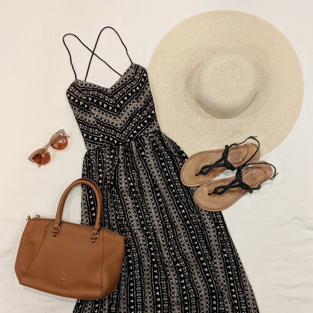 Aztec Tribal Maxi Dress